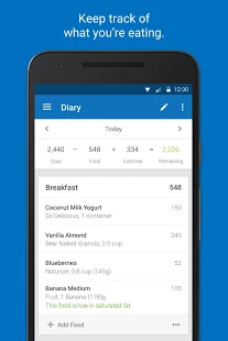 Calorie Counter - MyFitnessPal- screenshot thumbnail Calorie Counter - MyFitnessPal- screenshot thumbnail