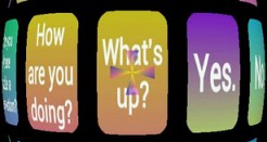 3D Texting Live Wallpaper: Spin Me Right Round, Baby, Right Texting