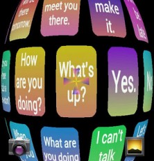 3D Texting Live Wallpaper: Spin Me Right Round, Baby, Right Texting