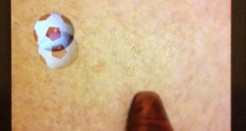 SoccerAR: Augmented Reality with a Kick