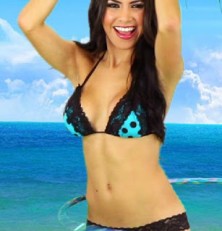 Bikini.com’s Christmas Gift: Lisa Morales:  Who Says Android Can’t Be Sexy?