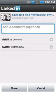 LinkedIn for Android app review