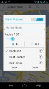 Milwus Location Alarm for Android
