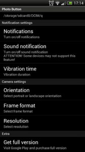 Photo Button for Android