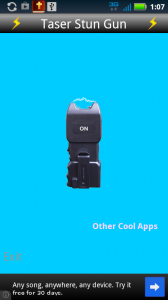 Taser Stun Gun Android App Review