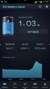 DU Battery Saver features