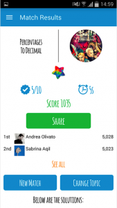 MathsMatch Android App