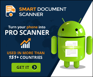 Make Smart Document Scanner your mobile scanner, receipt scanner and android scanner app on the go. Smart Document Scanner