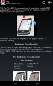 RotoView PDF Reader Android App
