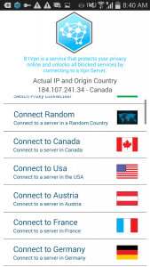 B1Vpn Free Android App
