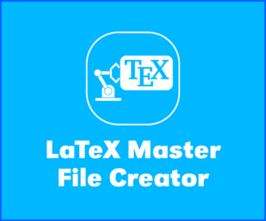 LaTex Master File Creator helps fill the niche on the Google Play Store for those who need to manage .tex files from their Android device. LaTeX Master File Creator