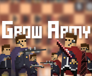 Set up your army and bring it to the glorious victory! Grow Army